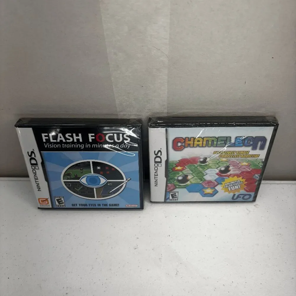 New‎ Sealed Nintendo DS Game Flash Focus & Chameleon